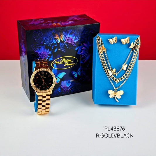 Estuche Premium de Reloj y Joyería para Dama