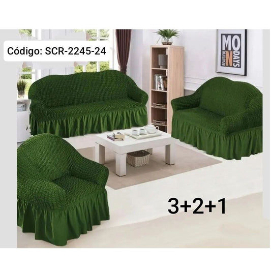 FORRO / COBERTOR PARA SOFAS (JUEGO DE SALA) 3-2-1