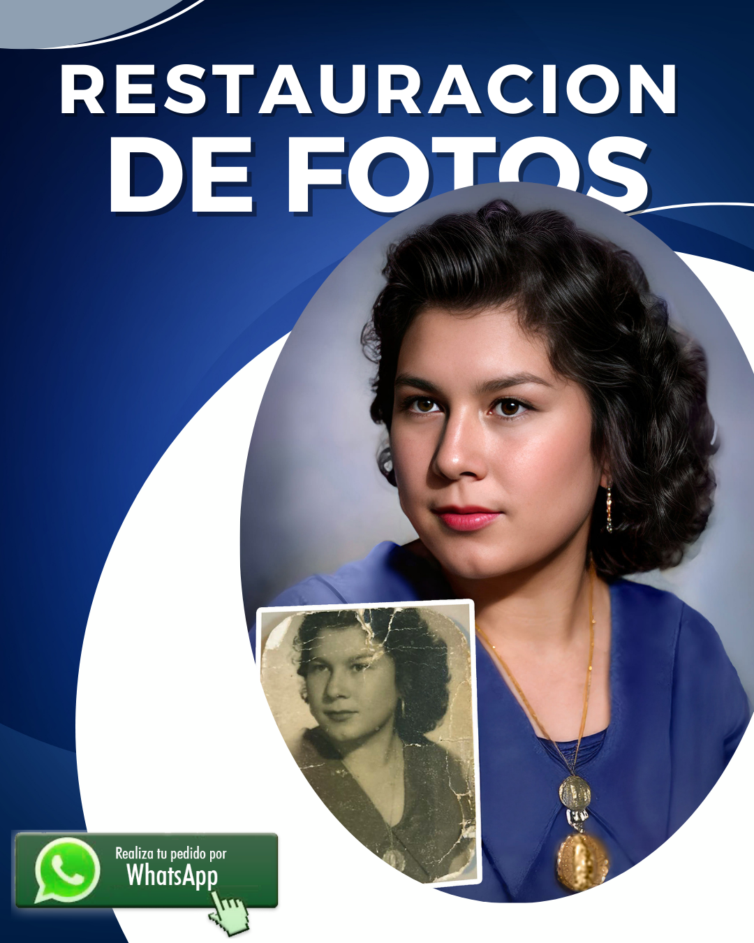 RESTAURACION DE FOTO + CUADRO